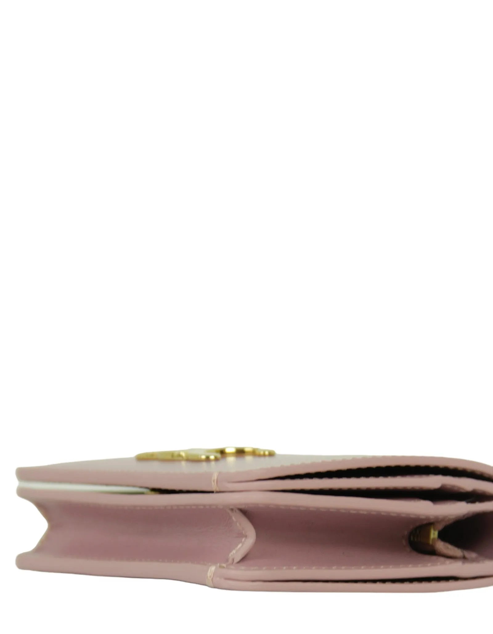 Celine Mauve Petal Pink Compact Triomphe Wallet