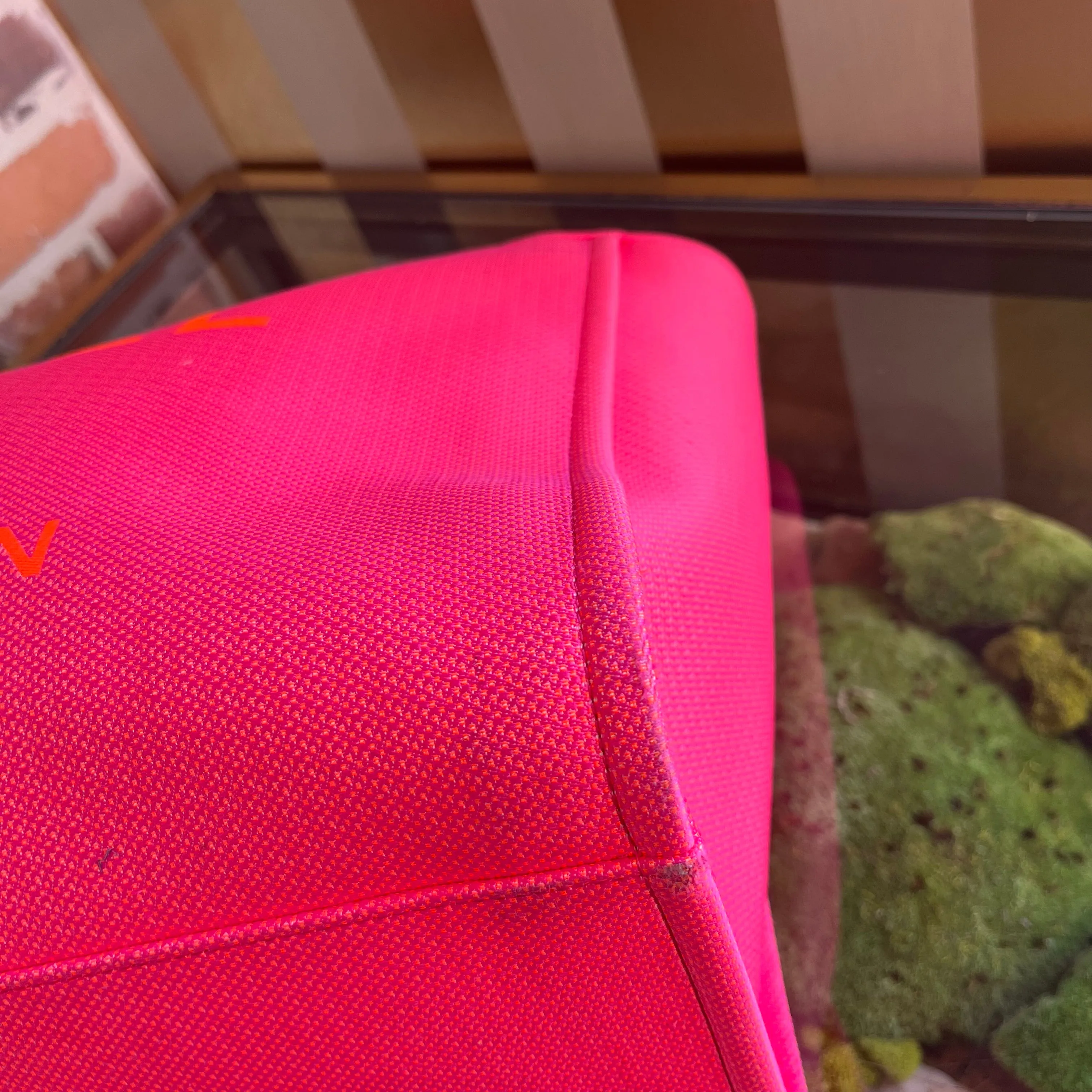 CHANEL Deauville Large Neon Pink Tote