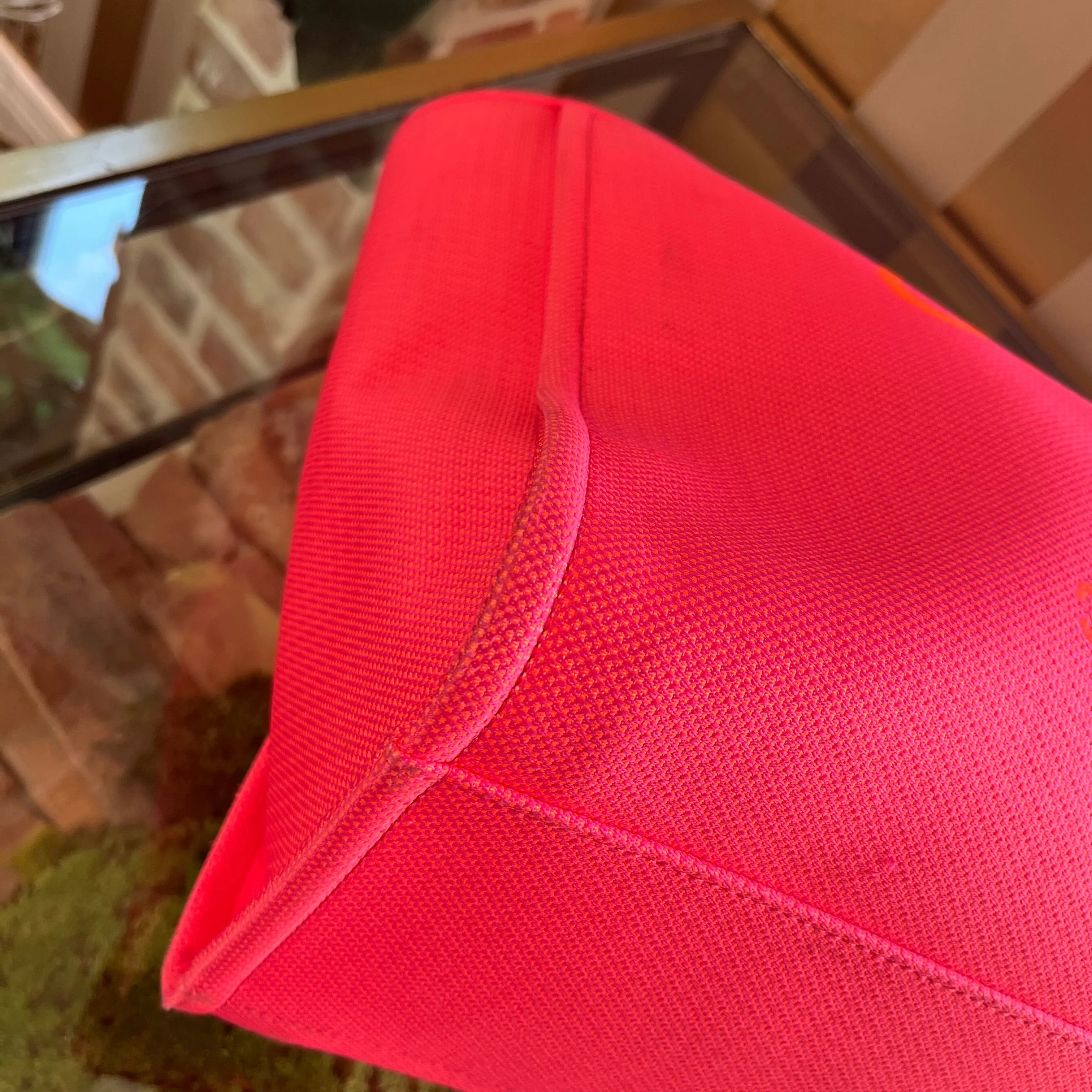 CHANEL Deauville Large Neon Pink Tote