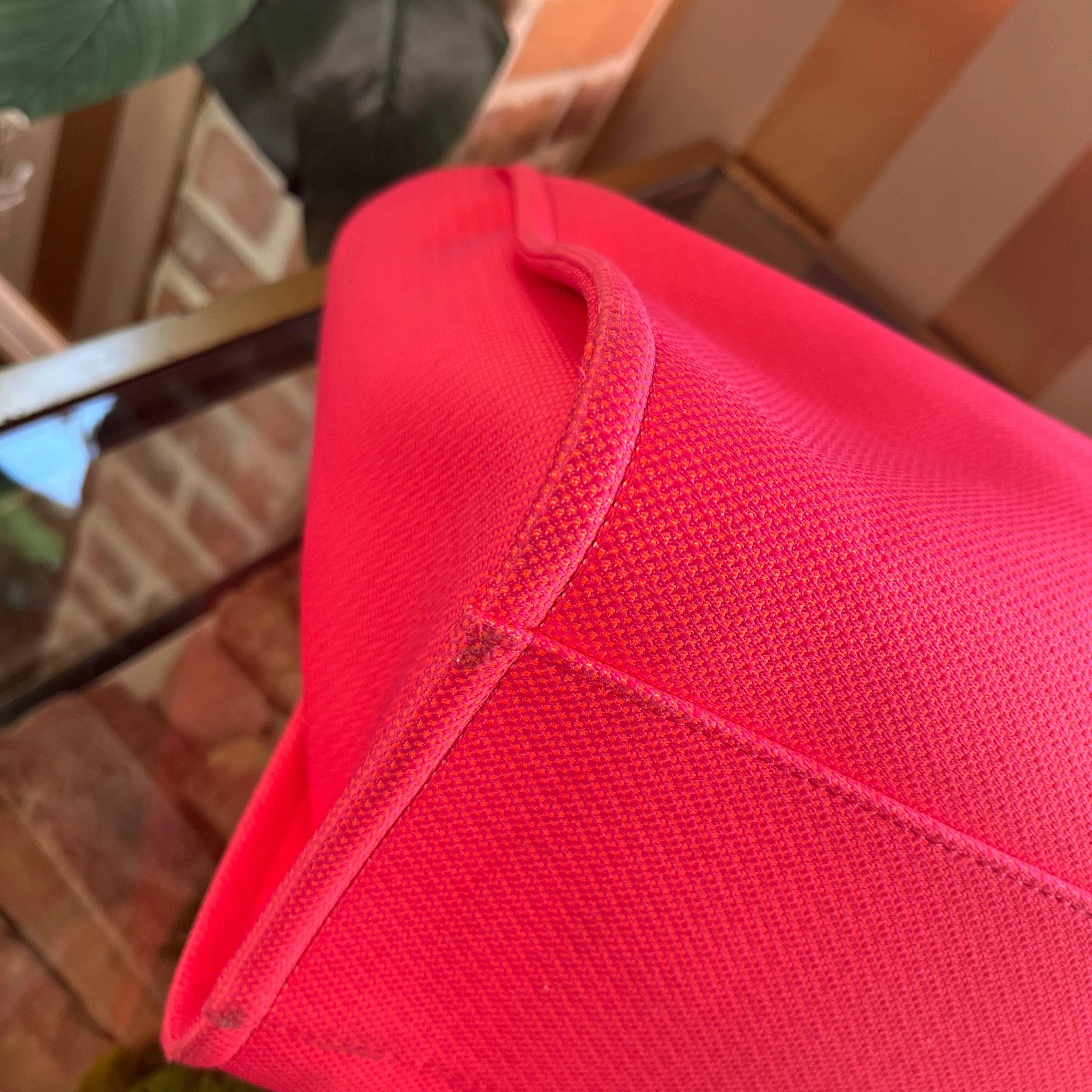 CHANEL Deauville Large Neon Pink Tote