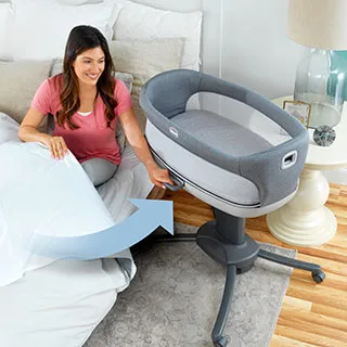 Chicco Close to You Bassinet - Heather Grey