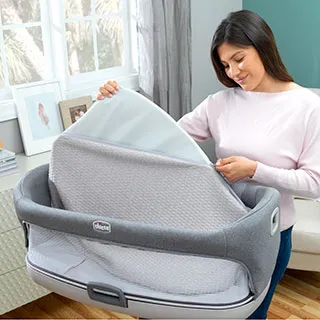 Chicco Close to You Bassinet - Heather Grey