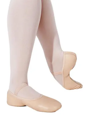 Child Lily Pink Leather Ballet