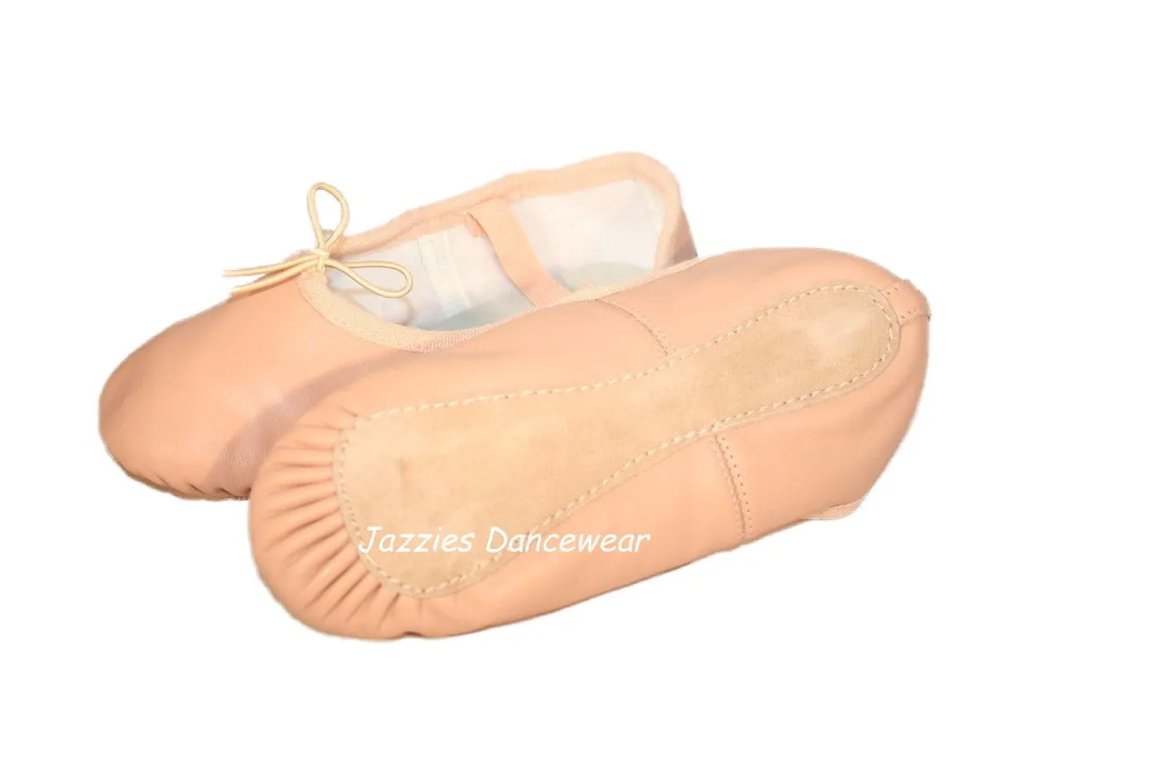 Child Split Sole Ballet Shoes Flesh/Salmon