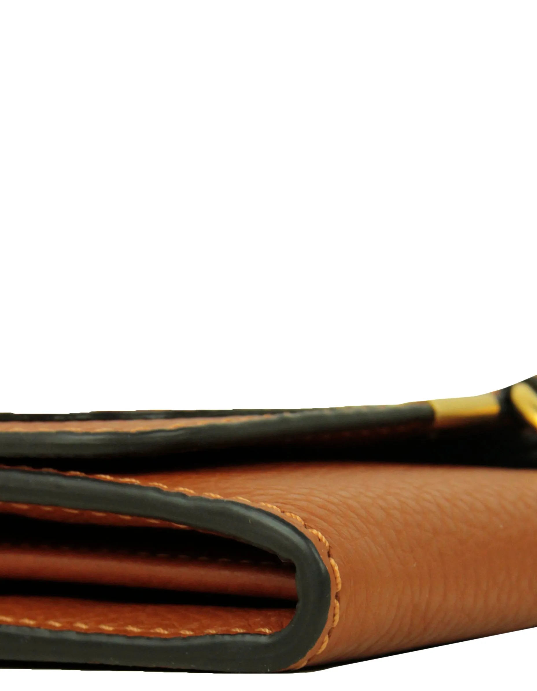 Chloe NEW Tan Leather Long Marcie Flap Wallet