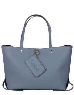 Chloe Shady Cobalt Blue Calfskin Leather Sense Tote Bag