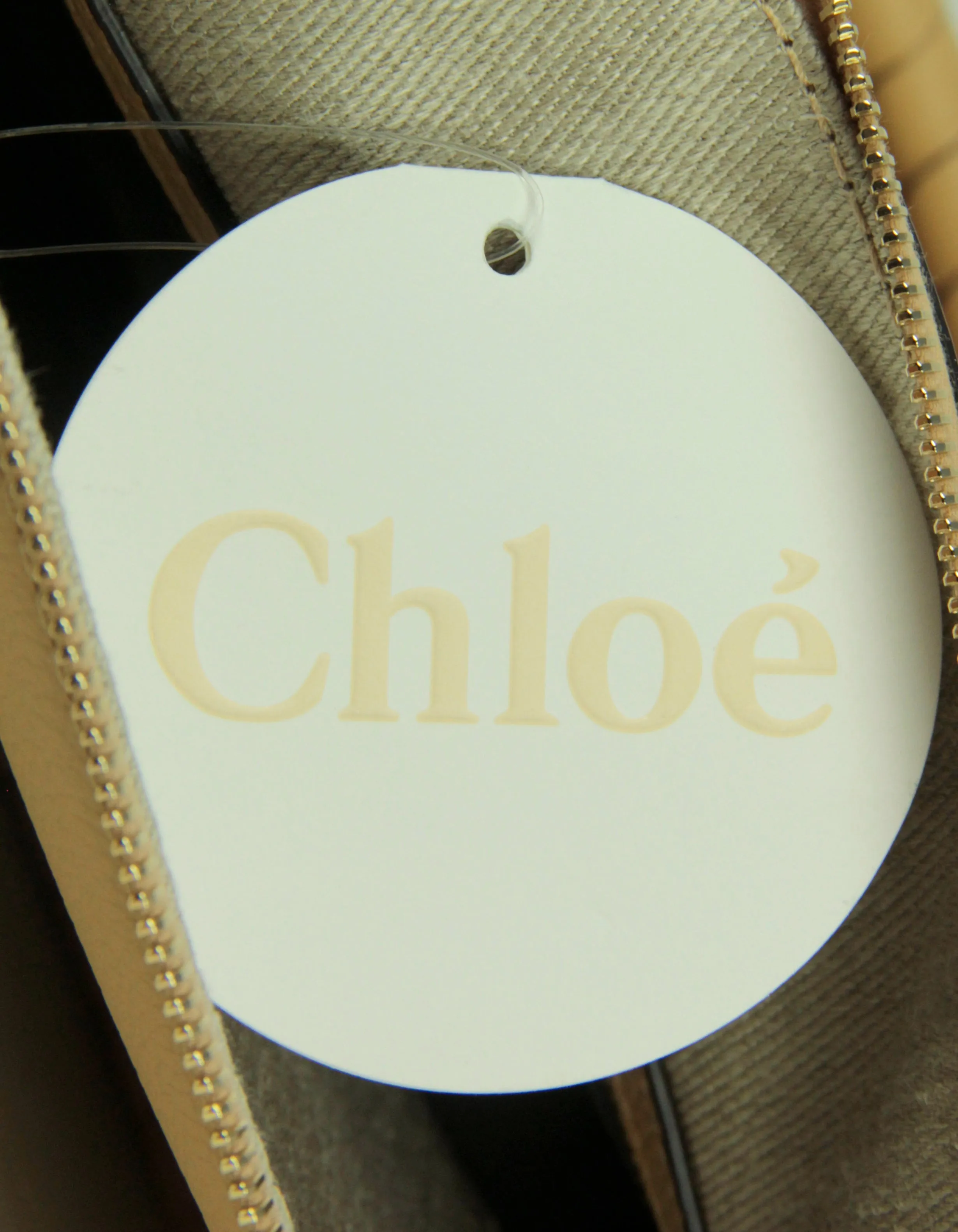 Chloe Soft Tan Leather Medium Marcie Satchel Bag