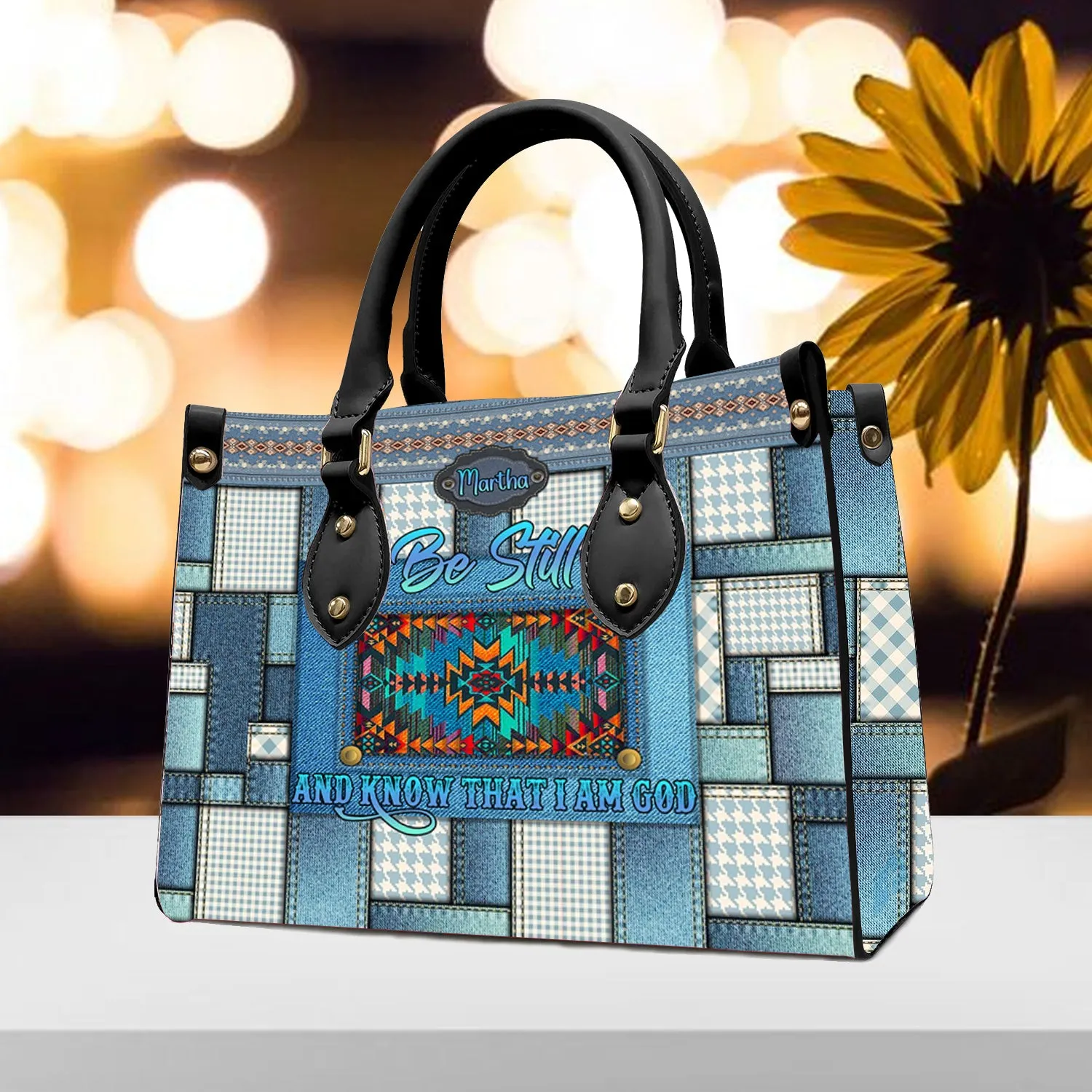 Christianartbag Handbags, Vintage hand-woven southwest lacing design, Personalized Bags, Gifts for Women, Christmas Gift, CABLTB01080923.