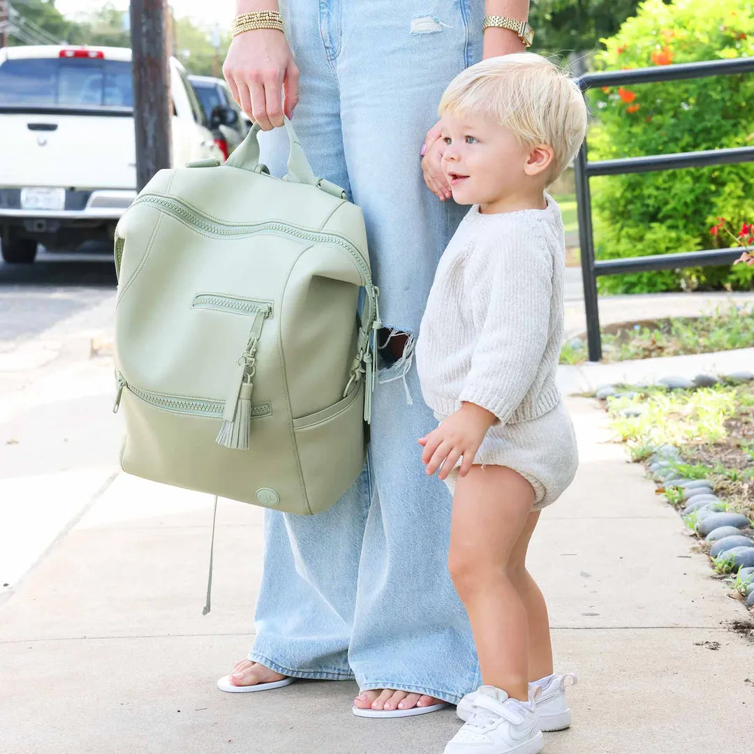 CL Weslie Diaper Bag Backpack | Matcha