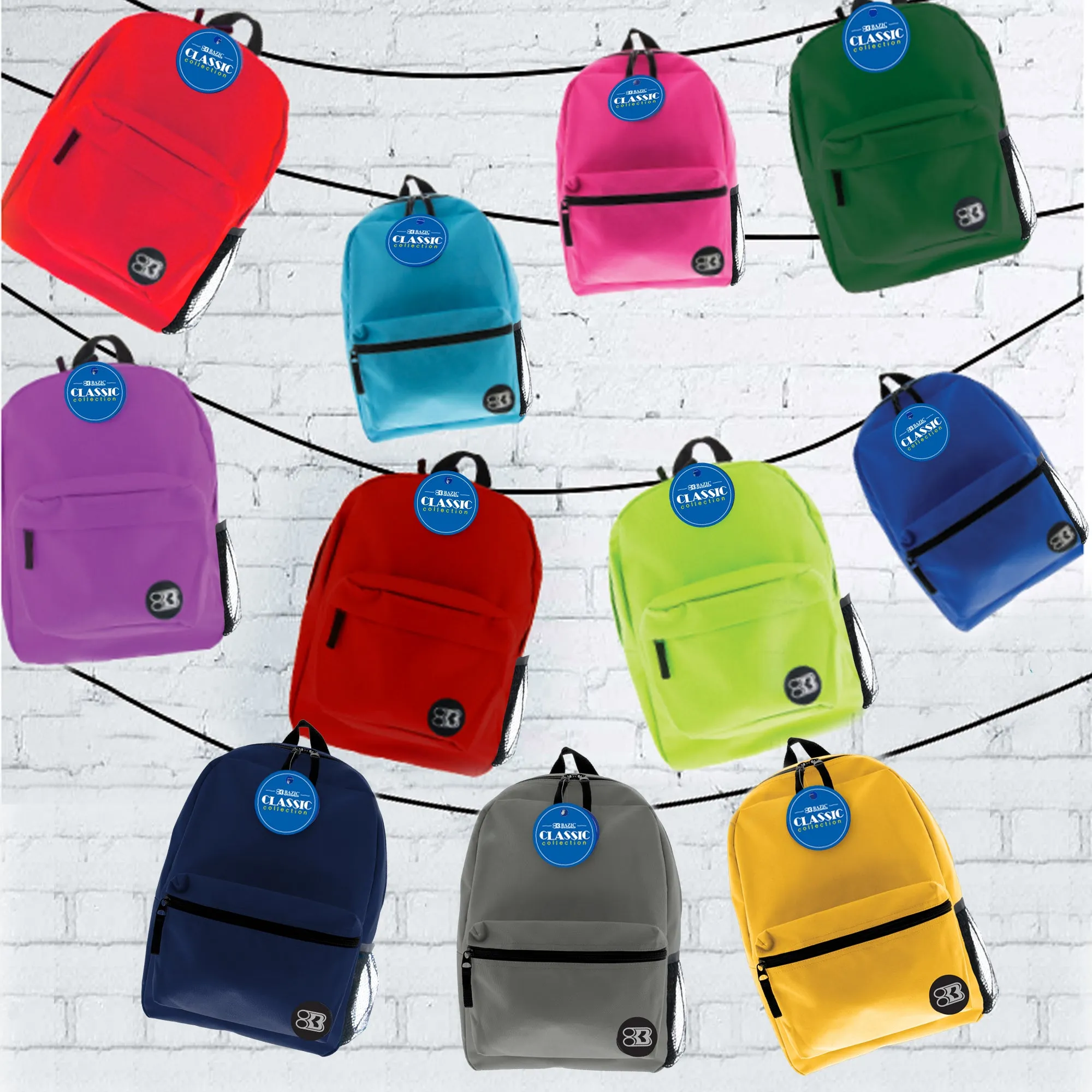 Classic 17" Fuchsia Backpack