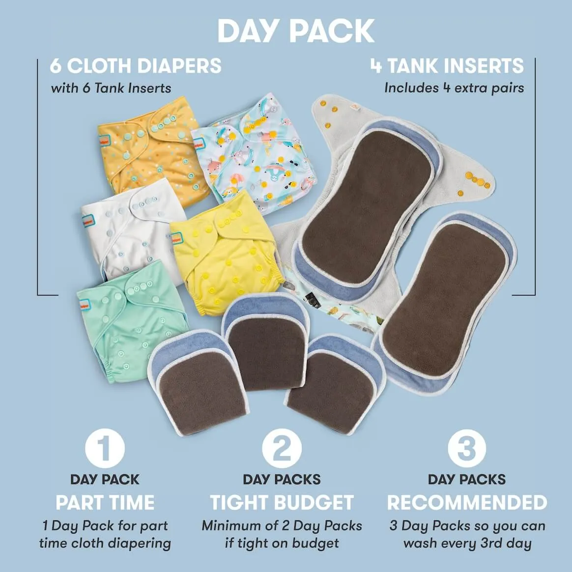 Cloth Diaper Day Pack