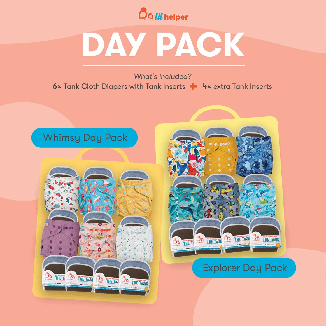 Cloth Diaper Day Pack