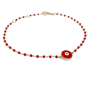 Color Mini Enamel Eye Bracelet