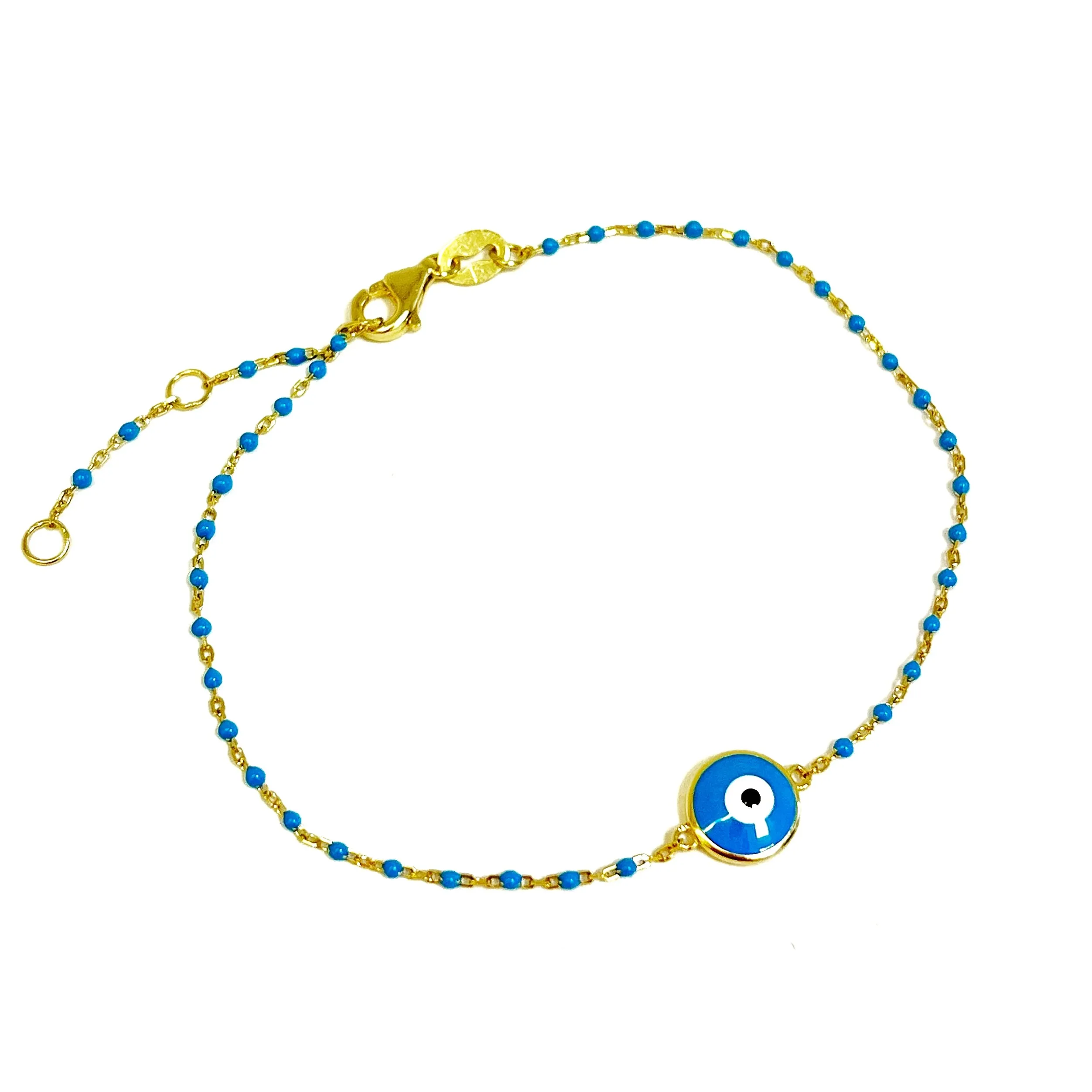 Color Mini Enamel Eye Bracelet
