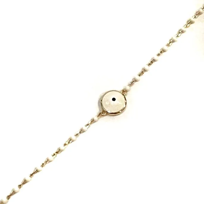 Color Mini Enamel Eye Bracelet