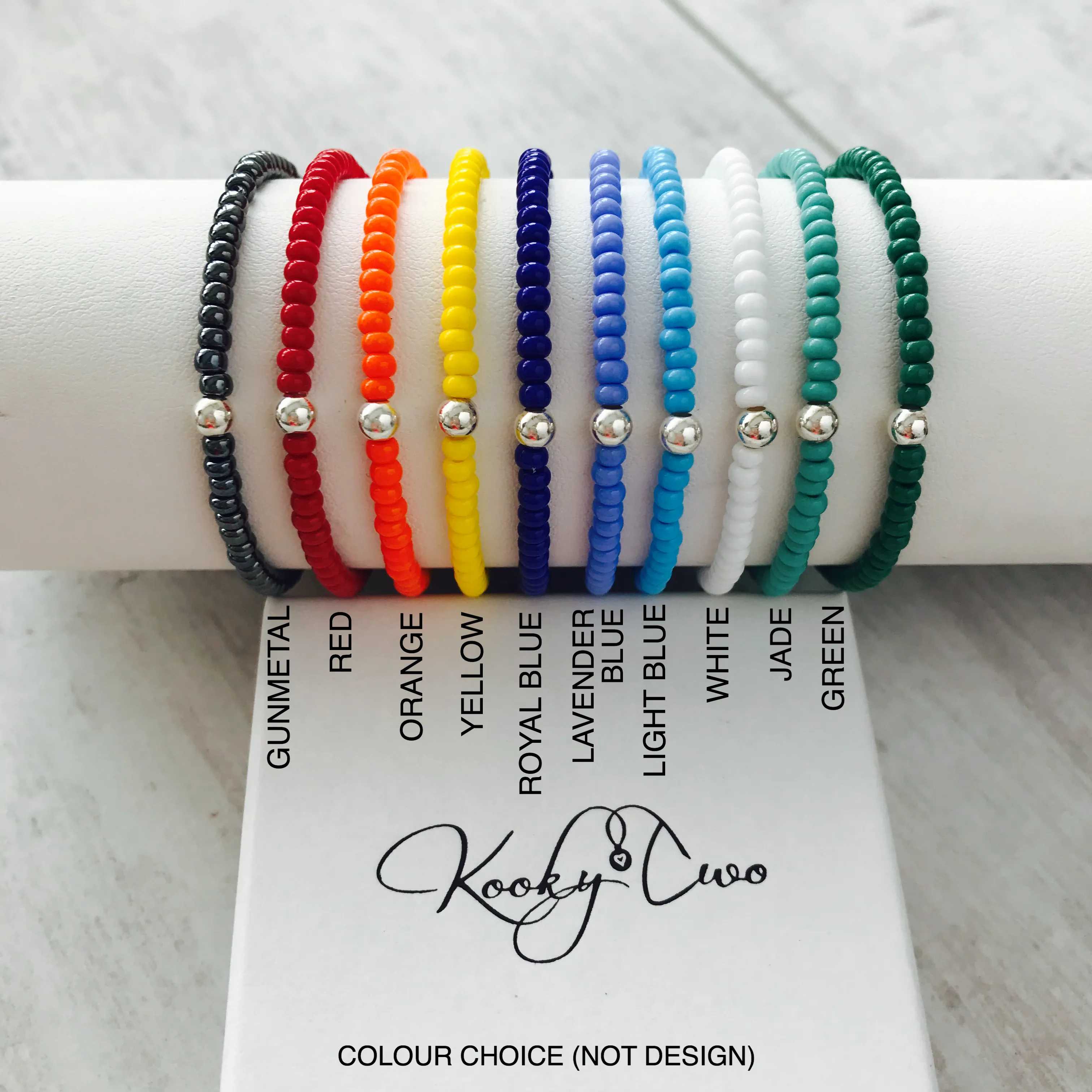 Colour Bracelet Stack - Set of 3