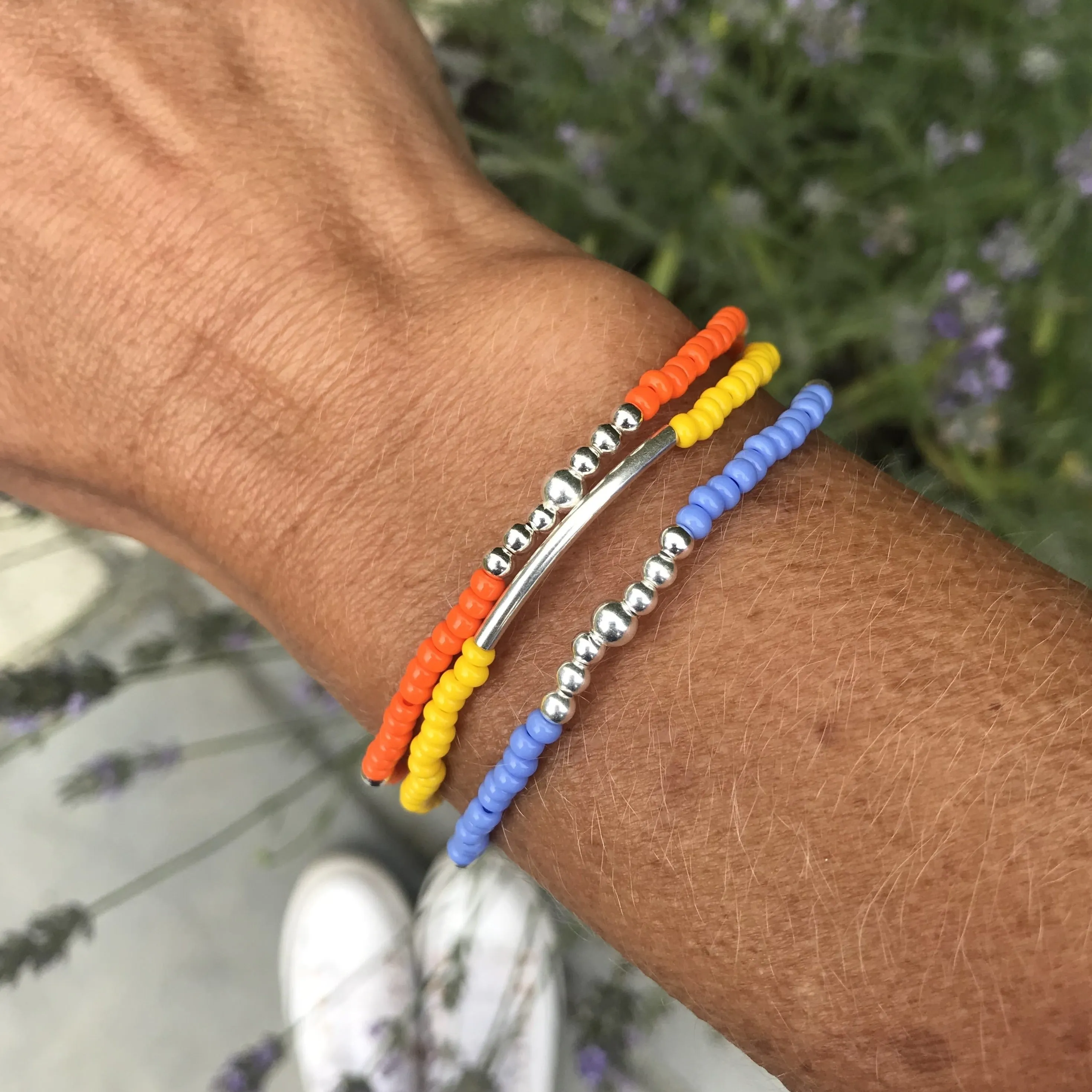 Colour Bracelet Stack - Set of 3