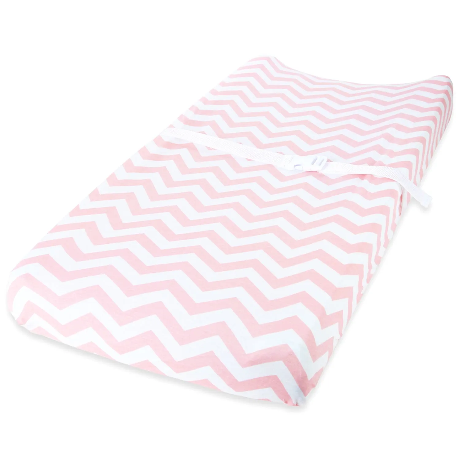 Cotton Jersey Changing Pad Covers, 2 Pack – Bows & Chevron