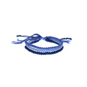 Crafty Plain Friendship Bracelet Trio Set