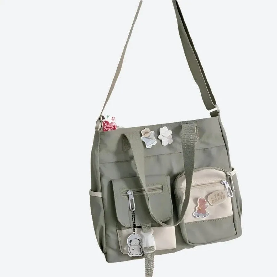 Cute Multi-Pocket Shoulder Bags