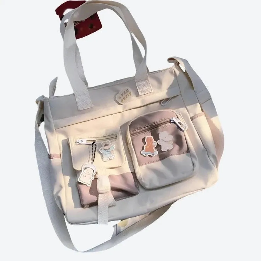 Cute Multi-Pocket Shoulder Bags