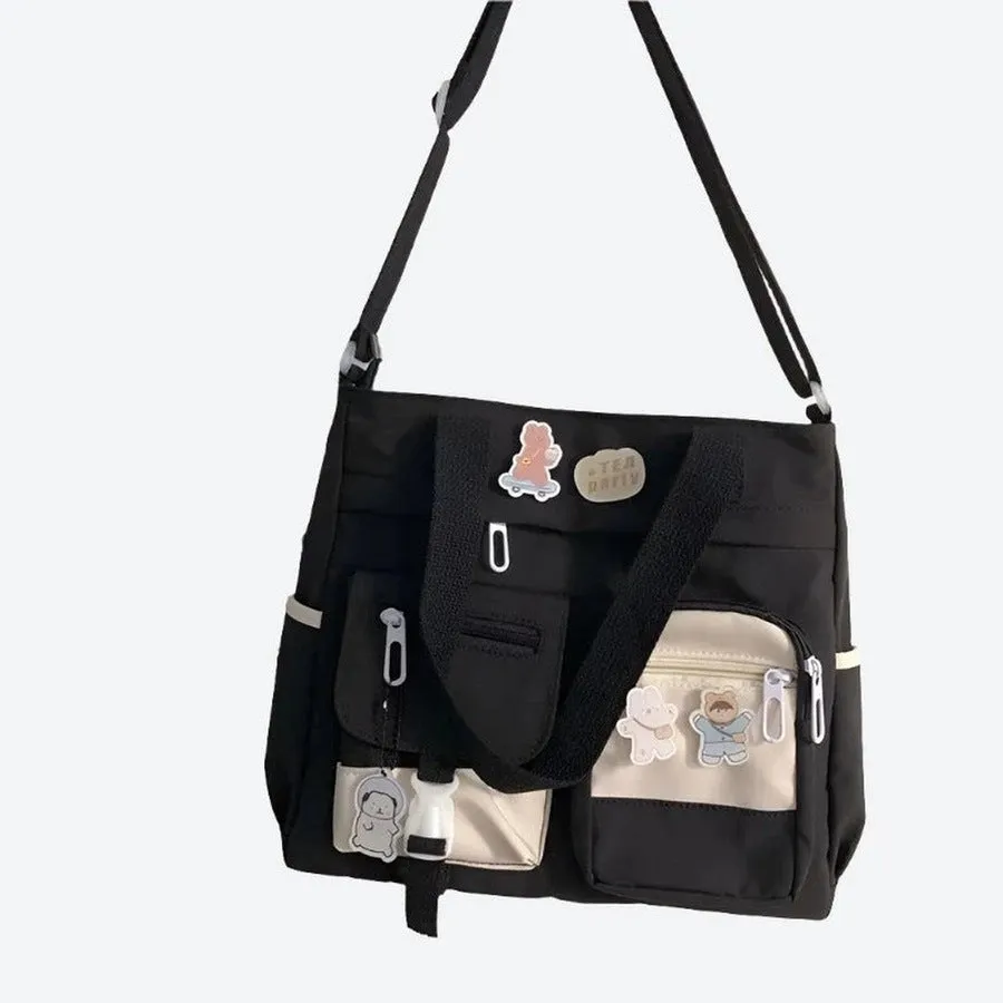 Cute Multi-Pocket Shoulder Bags