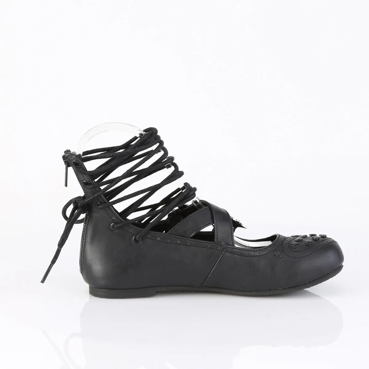 DAISY-11  Black Vegan Leather