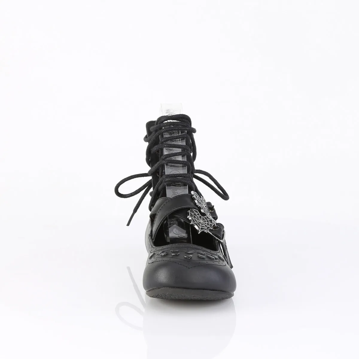 DAISY-11  Black Vegan Leather