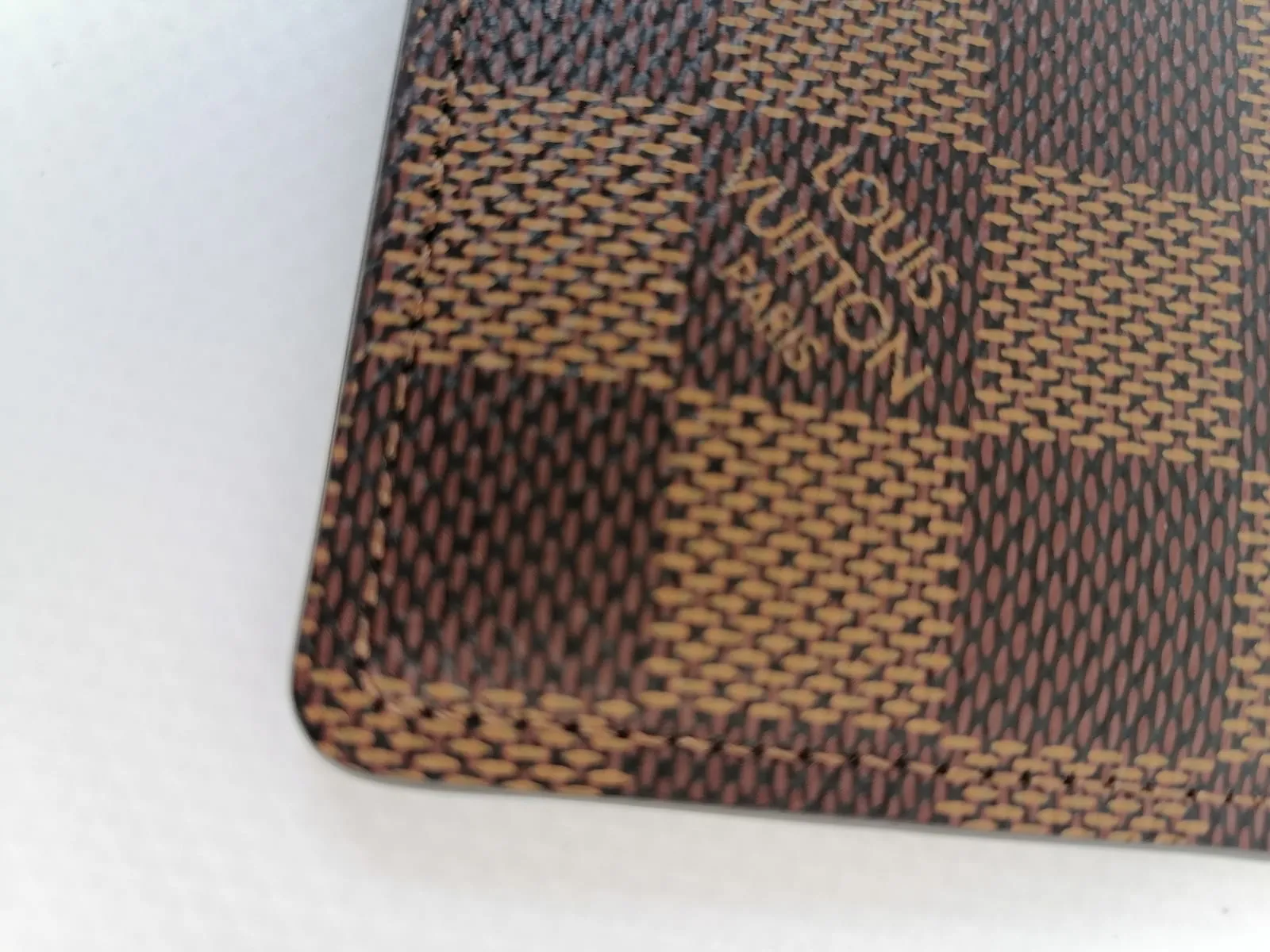 Damier Ebene Card Holder