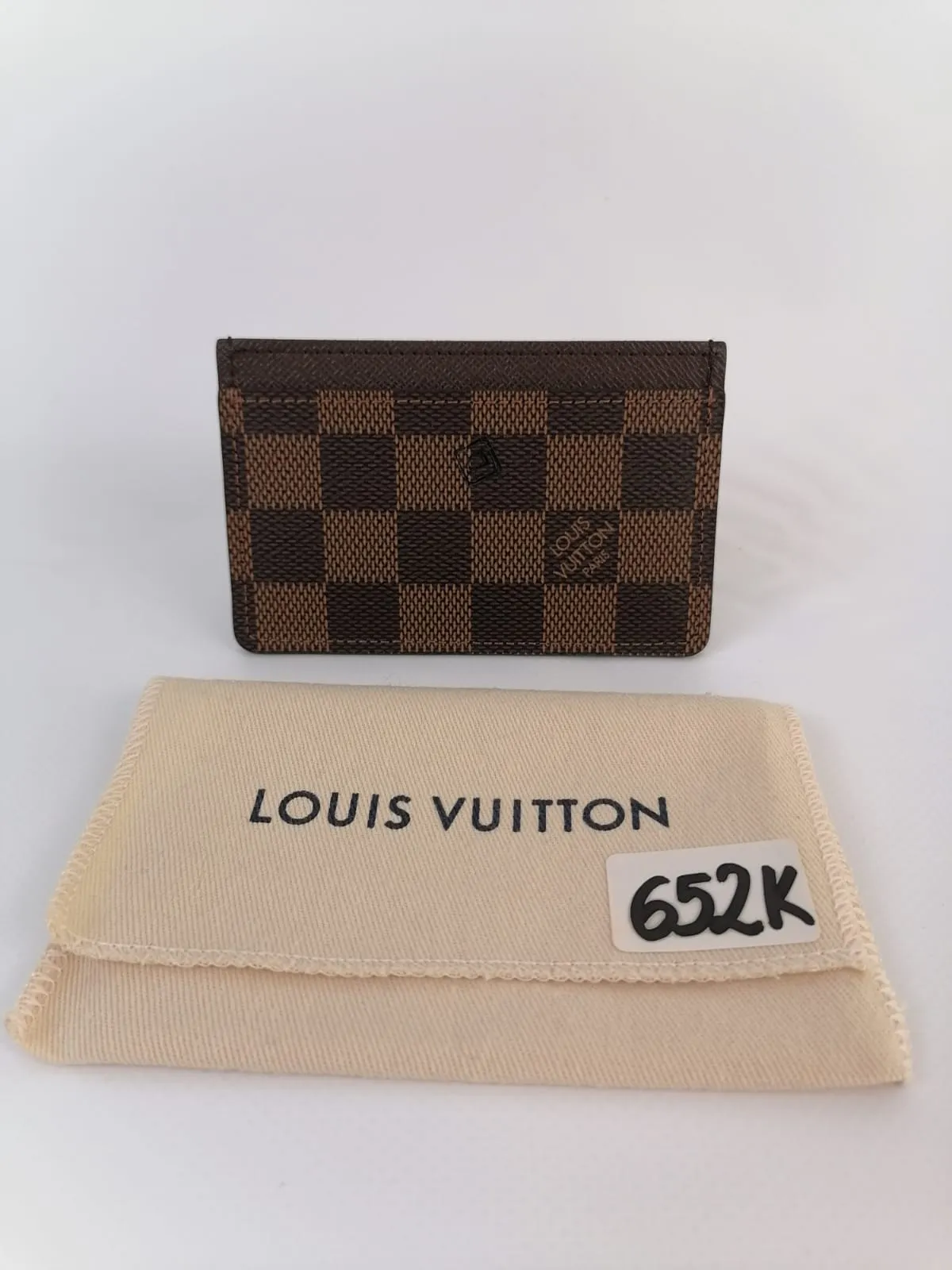 Damier Ebene Card Holder