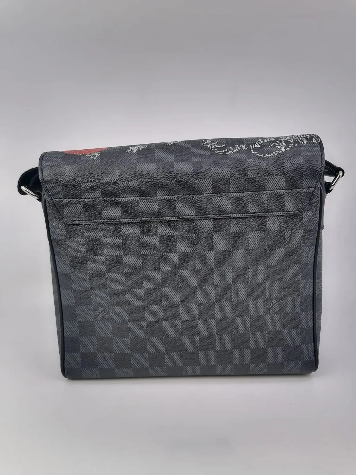 Damier Graphite World Map District PM Messenger Bag