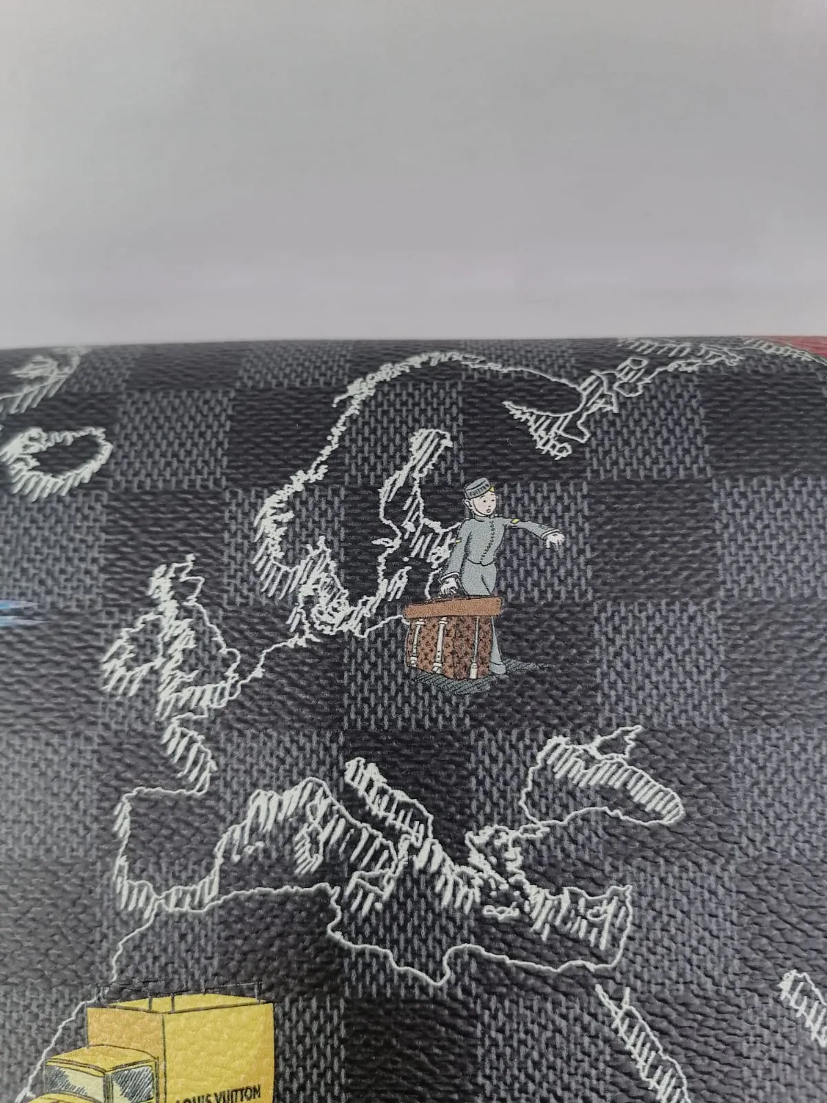Damier Graphite World Map District PM Messenger Bag