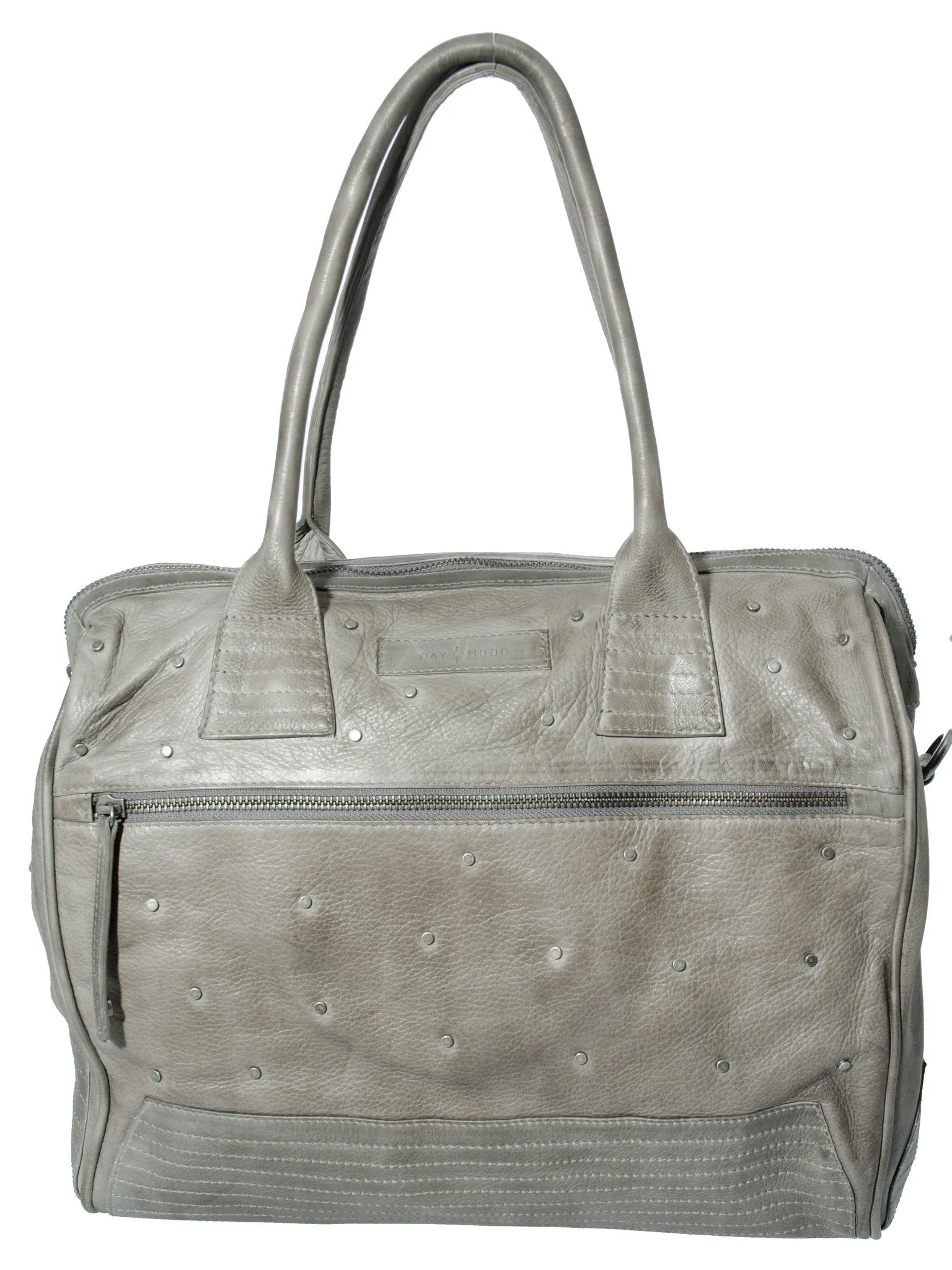 Day & Mood Tasha Stud Bag in Light Grey