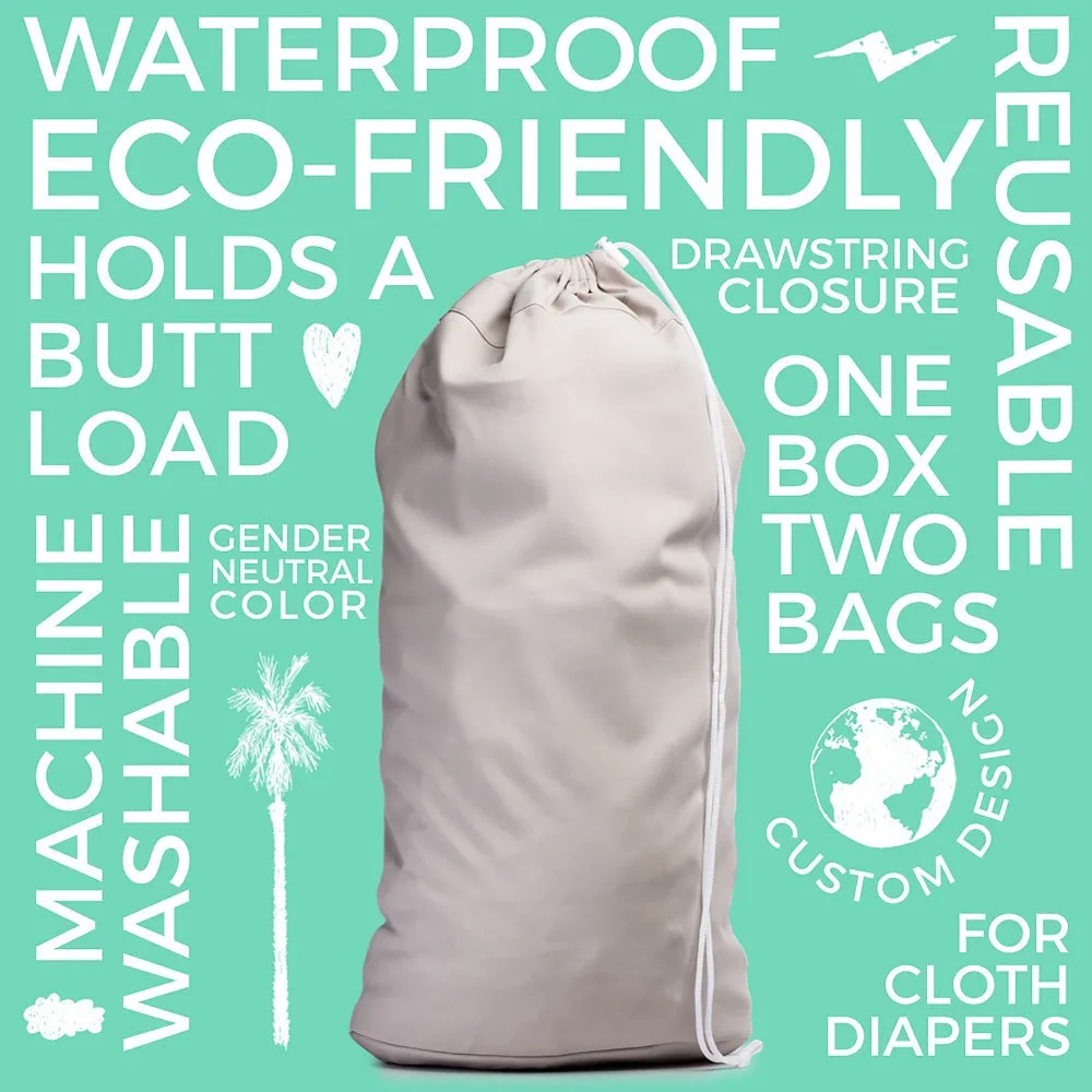 Dekor Cloth Diaper Liner 2-Pack (Grey)