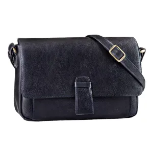 Derek Alexander Bristol Crossbody Handbag- Black