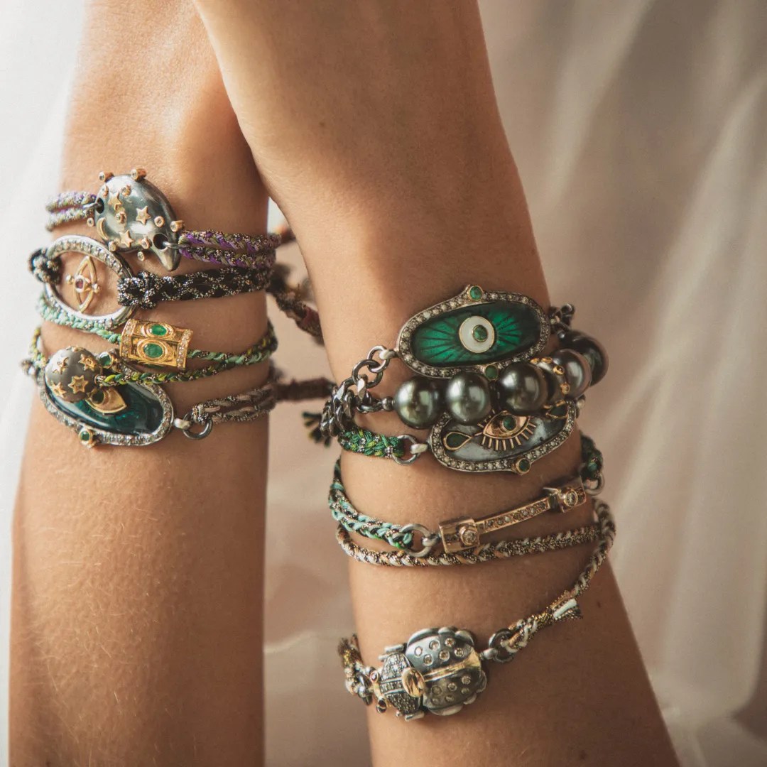 Diamond and Eye Bracelet