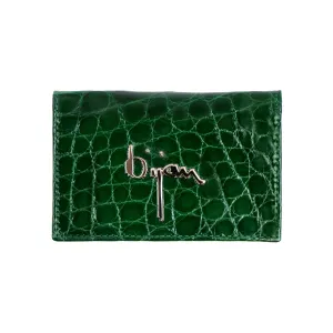 Emerald Green Alligator Card Holder