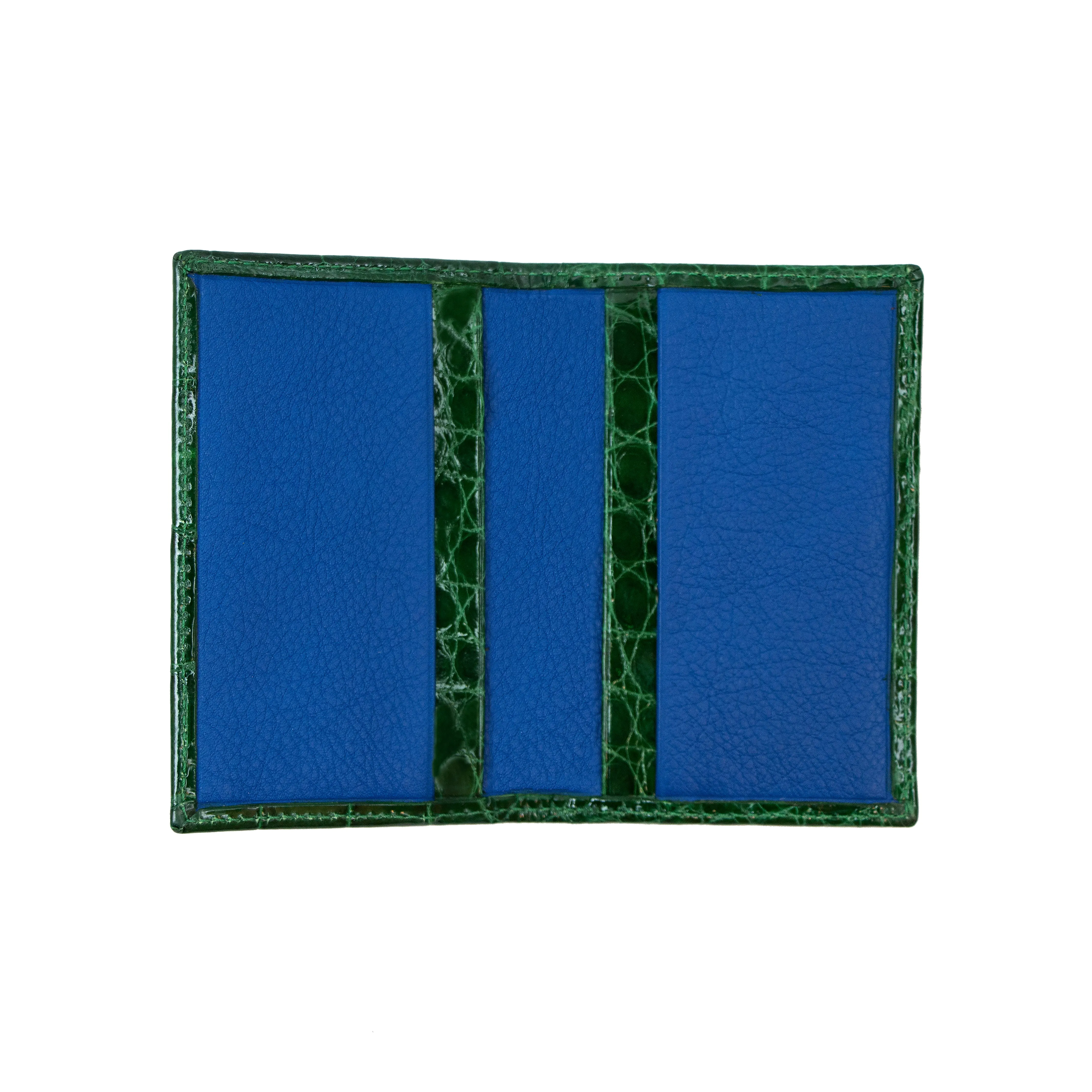 Emerald Green Alligator Card Holder