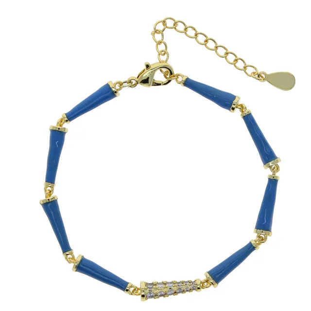 Enamel Link Blue