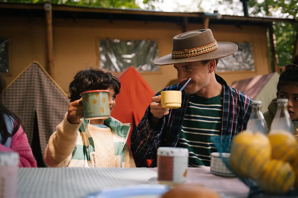 Enamel Mug '‘Acorn, Map Green''