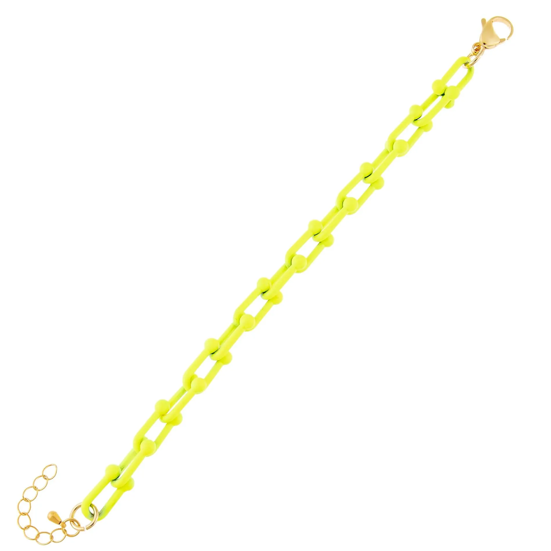 Enamel U Chain Bracelet