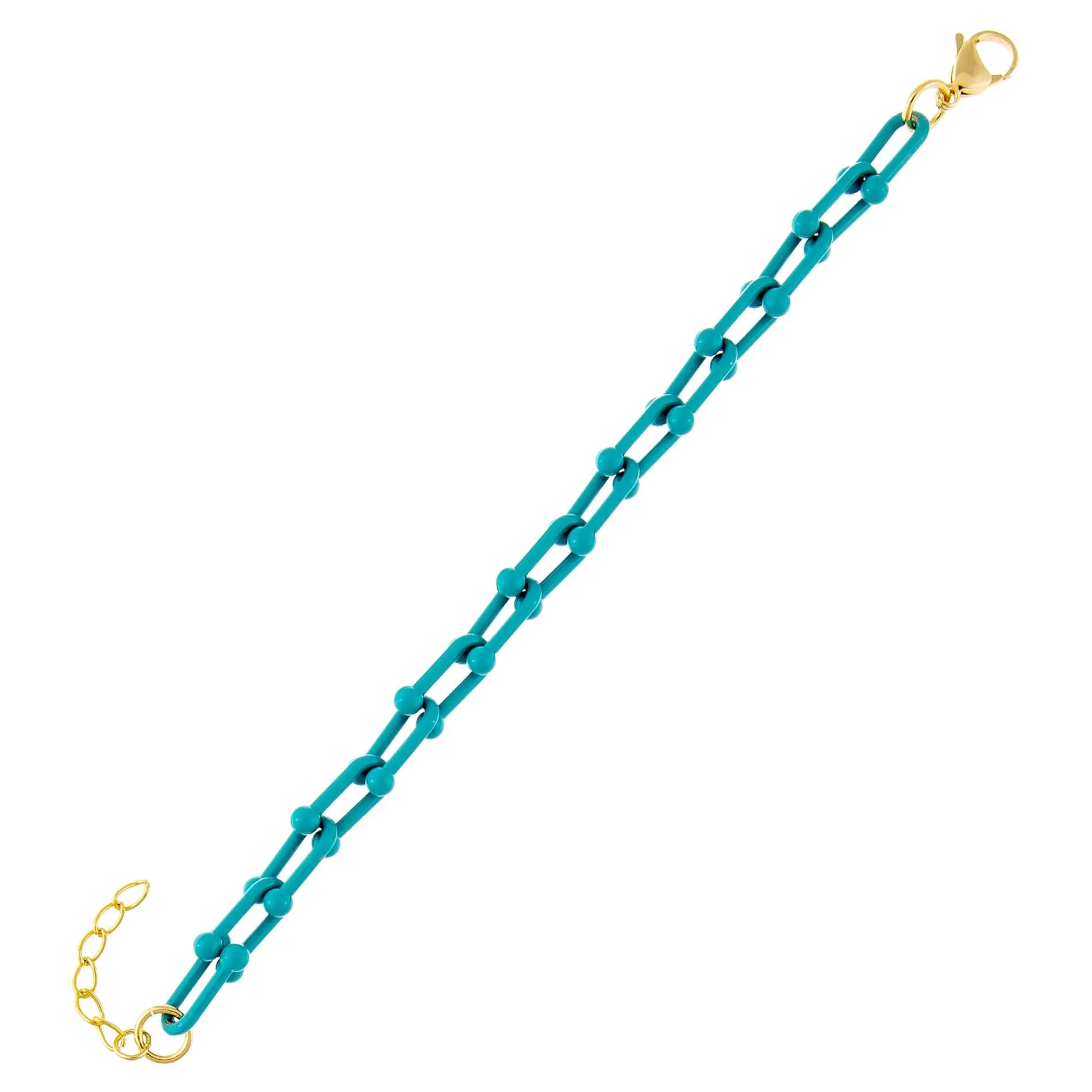 Enamel U Chain Bracelet