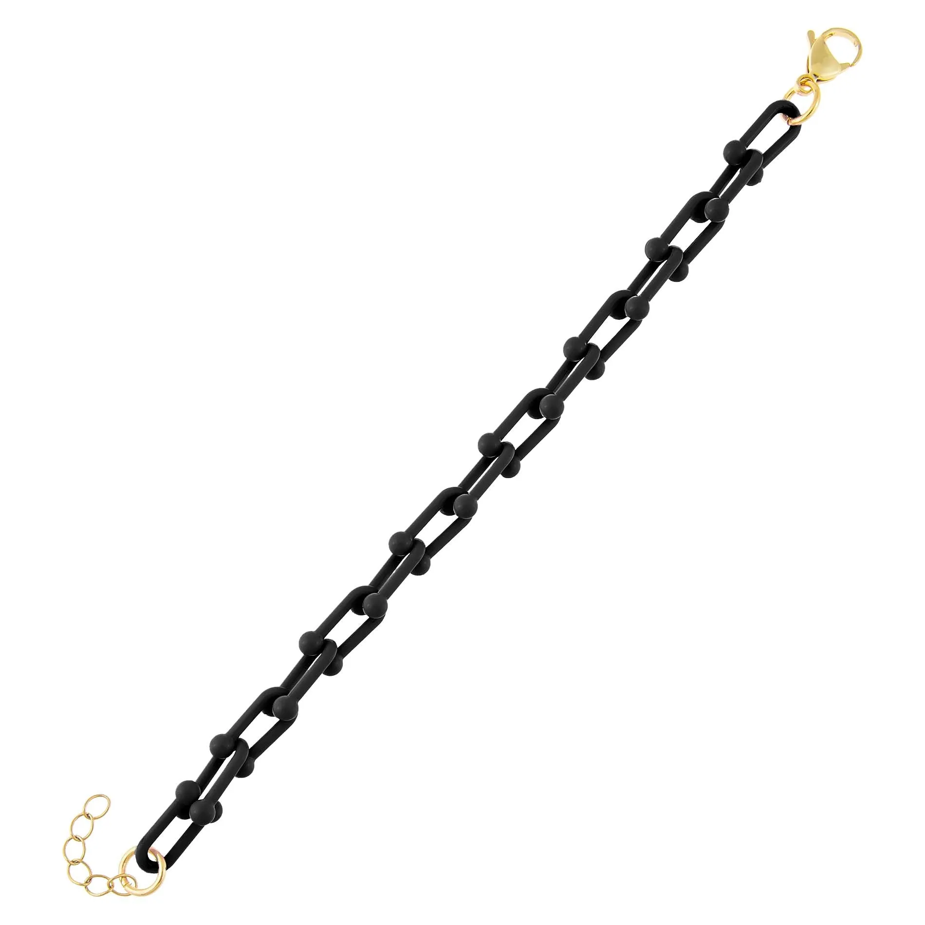 Enamel U Chain Bracelet