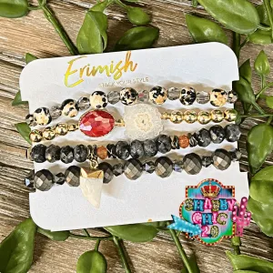 Erimish Bracelet Set - Dalmation Beads