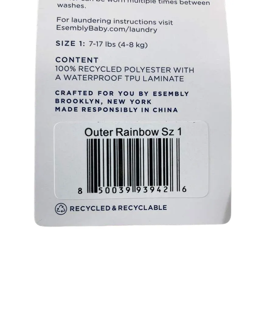 Esembly Outer, Rainbow, Size 1, 1 Pack