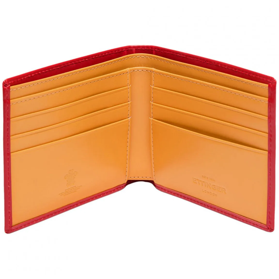 Ettinger Bridle Hide 6 credit card Billfold Red