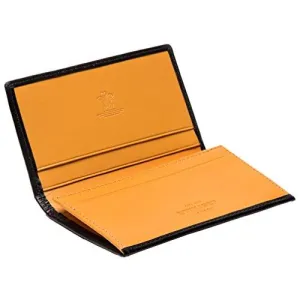 Ettinger Bridle Hide Small Wallet Black and London Tan 3 Slots Plus Billfold