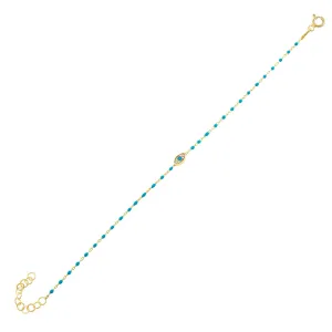 Evil Eye Enamel Bracelet
