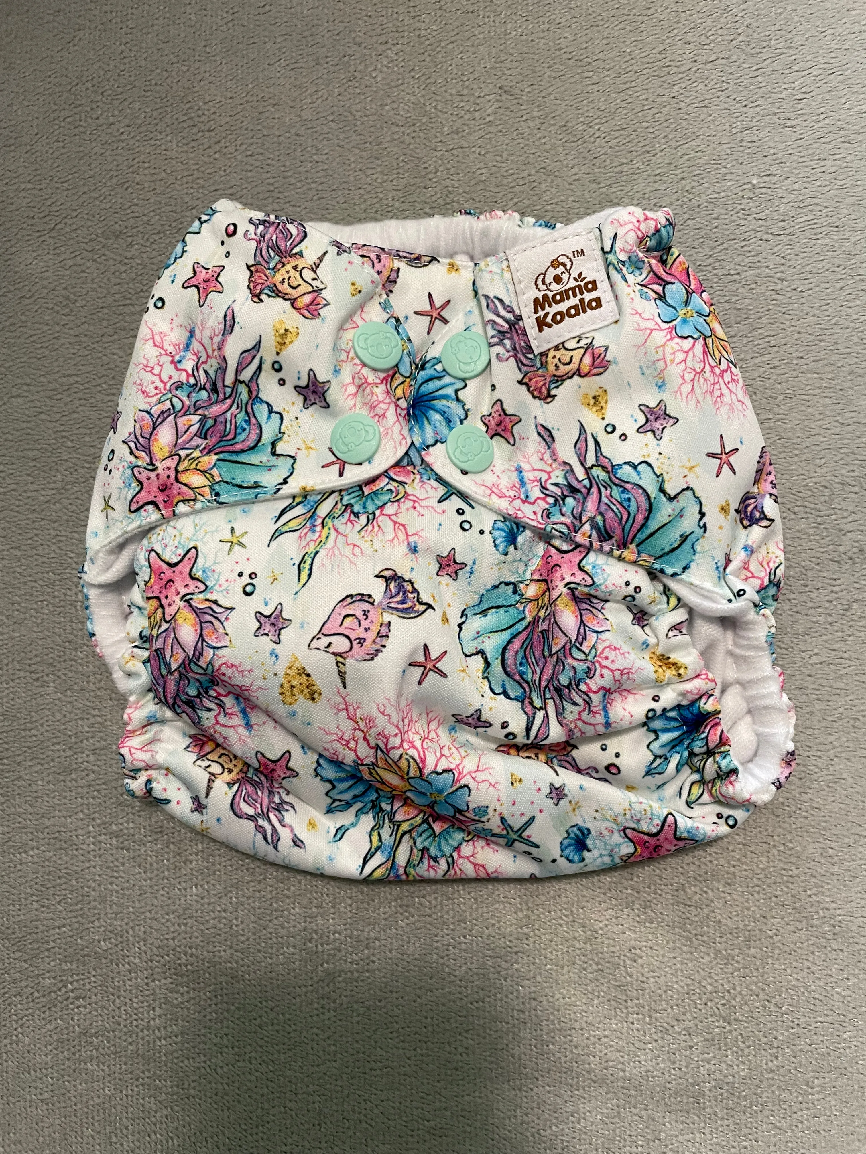 F149-Ocean Life-Mama Koala Pocket Diaper 1.0