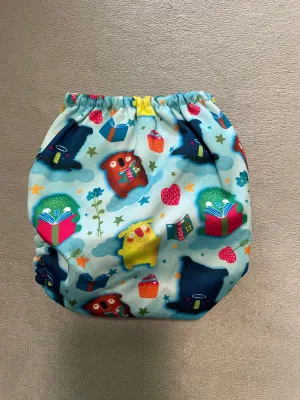 F157-Reading Monsters-Mama Koala Pocket Diaper 1.0